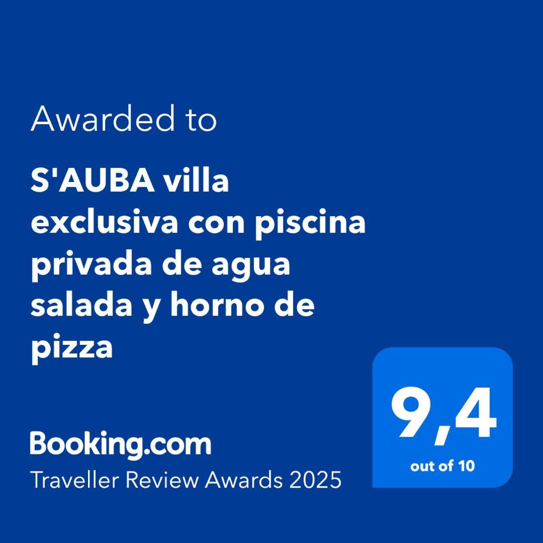 S'Auba Villa Exclusiva Con Piscina Privada De Agua Salada Y Horno De Pizza Es Mercadal Εξωτερικό φωτογραφία
